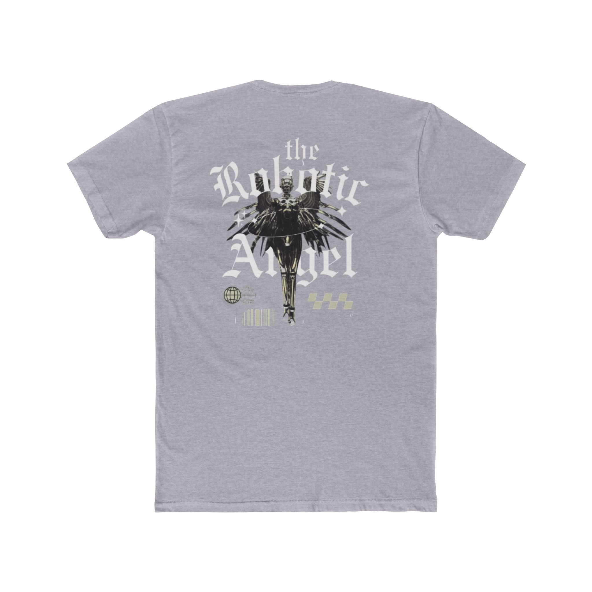 Angel Back Cotton Tee - Good Fashion Unisex Crew Tee