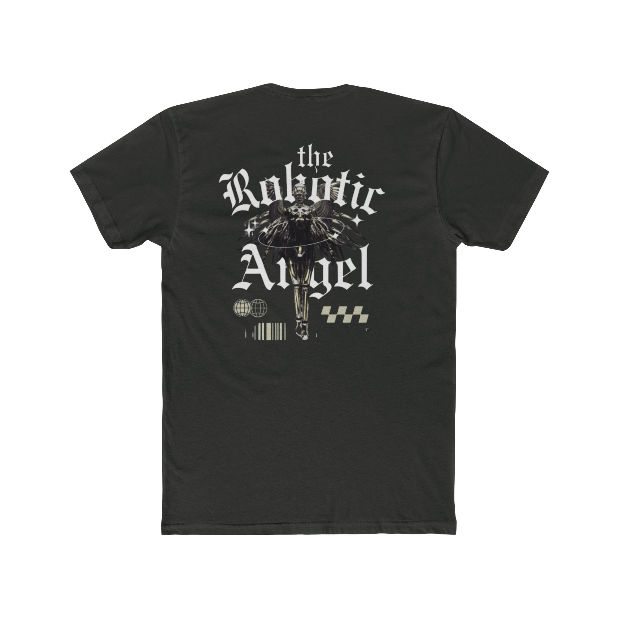 Angel Back Cotton Tee - Good Fashion Unisex Crew Tee