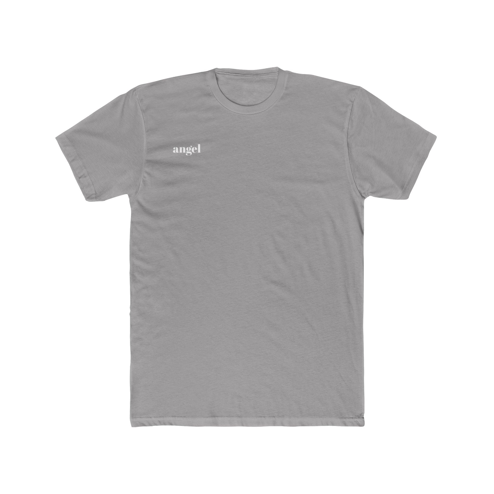 Angel Back Cotton Tee - Good Fashion Unisex Crew Tee