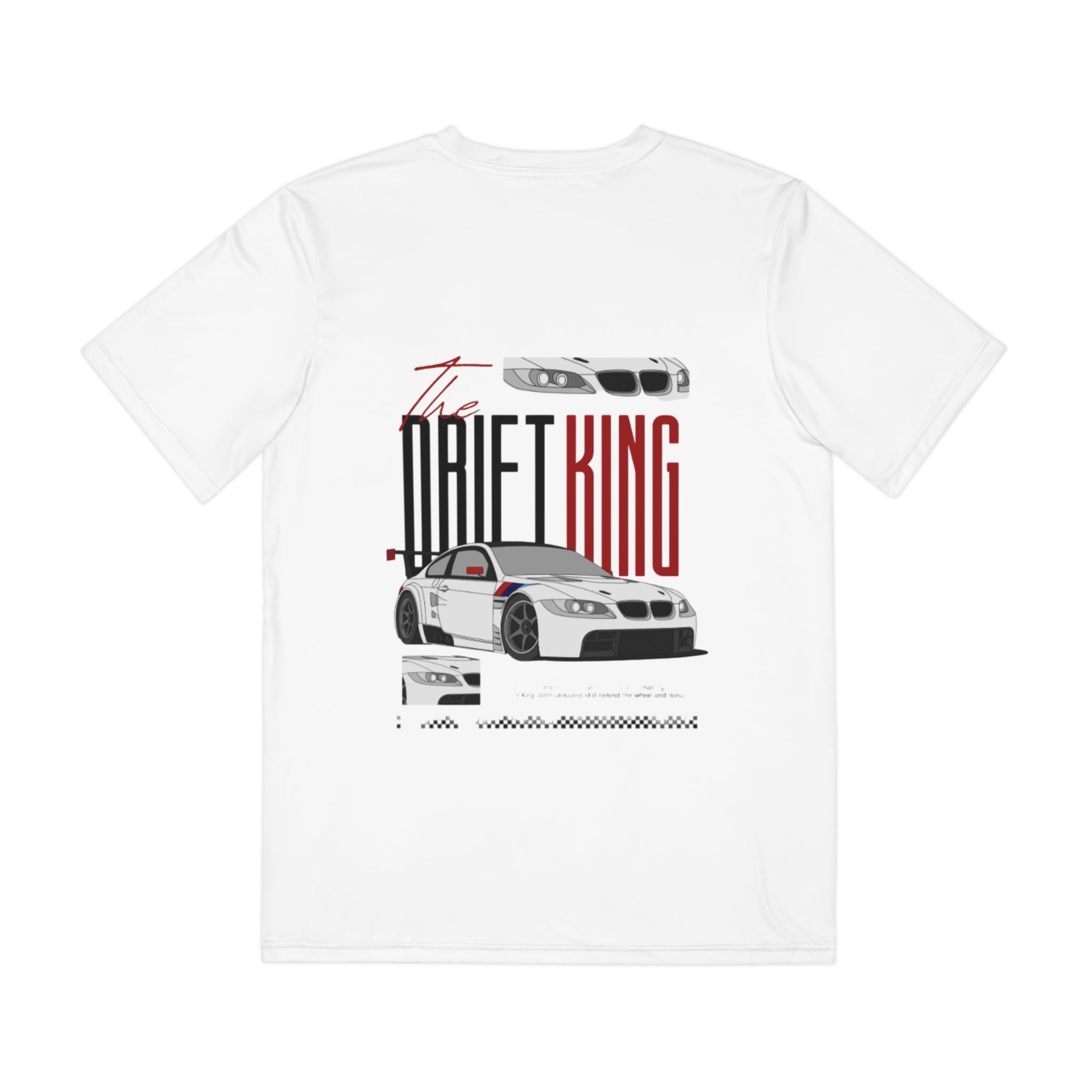 Drift King Men's Polyester Tee - Cool Car Lover Shirt, Gift for Father's Day, Racing Enthusiast Apparel, Trendy Streetwear, Unique [...]