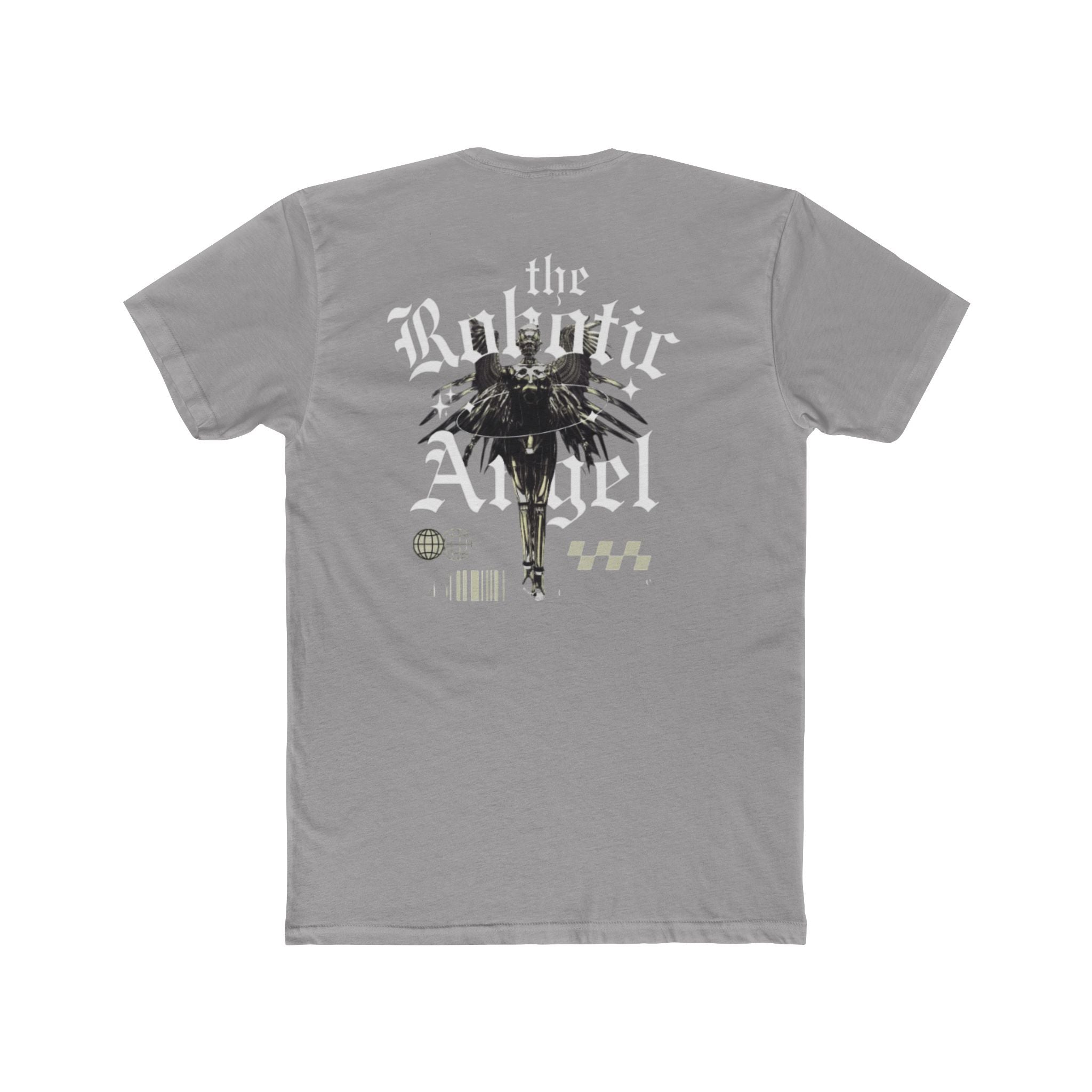 Angel Back Cotton Tee - Good Fashion Unisex Crew Tee