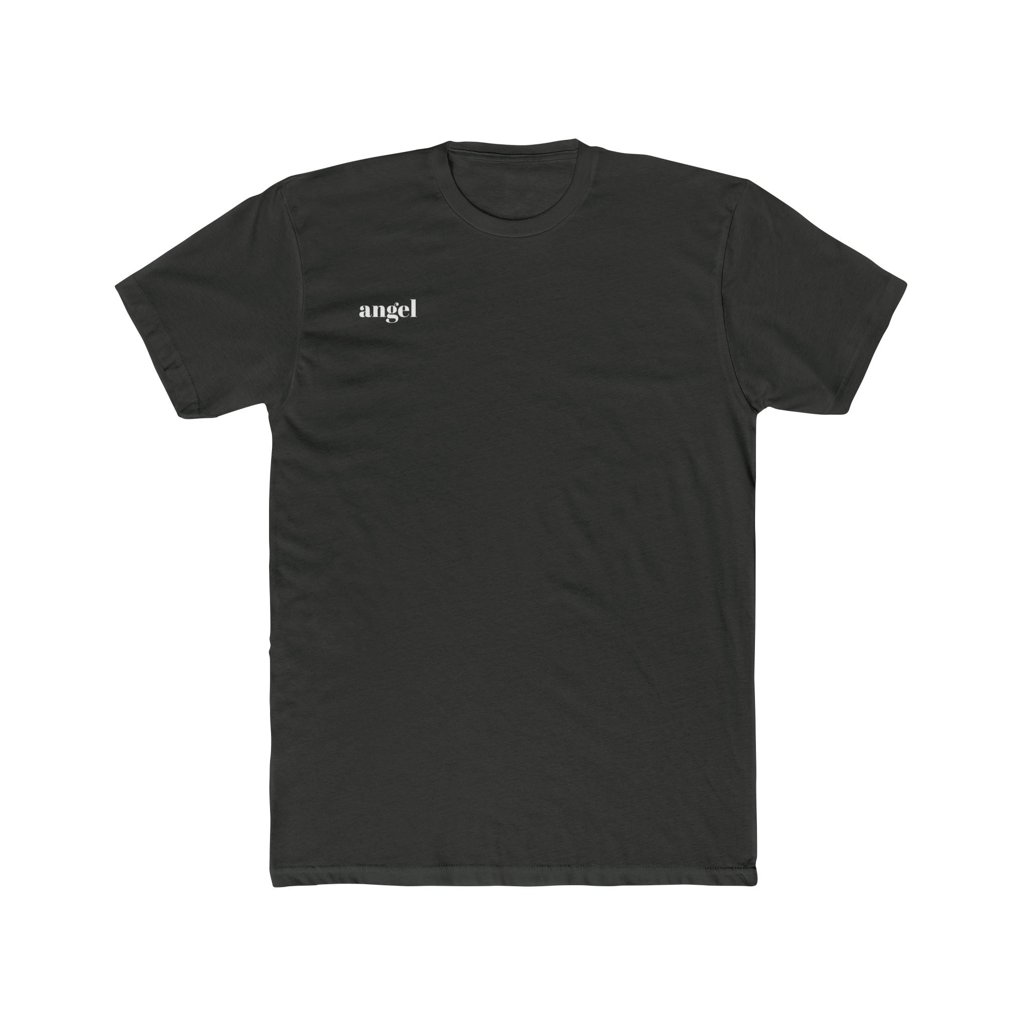 Angel Back Cotton Tee - Good Fashion Unisex Crew Tee